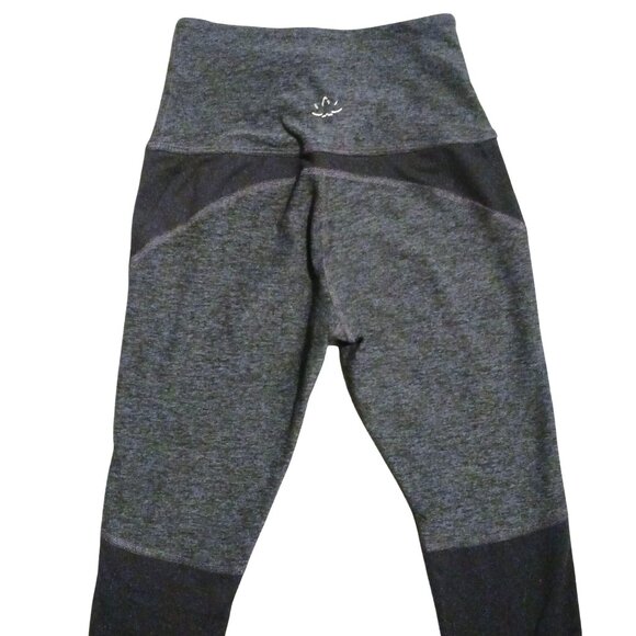 Beyond Yoga Colorblock Leggings Black/Heather Gray Women's XS Super Soft - Picture 6 of 9